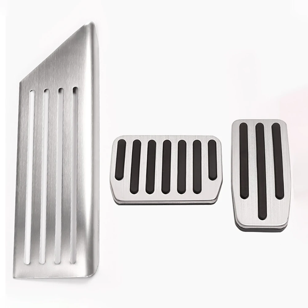 

Heenvn model3 Car Foot Pedal Pads Covers for Tesla Model 3 Accessories Aluminum alloy Accelerator Brake Rest Pedal Model Three