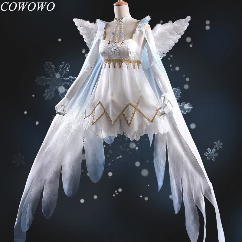 

Anime! Cardcaptor Sakura Sakura Kinomoto Wings of Snow Lolita Flower Wedding Dress Lovely Uniform Cosplay Costume Free Shipping