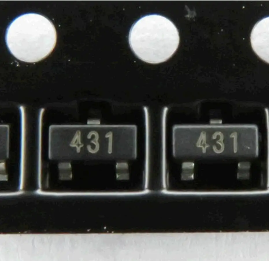 TL 431 SOT23 V-Ref Регулируемый от 2 495 V до 36V 100mA автомобильный 3-контактный SOT-23 TL431 |