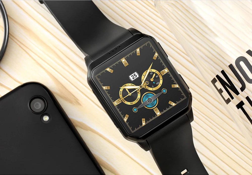 KW06 Android Bluetooth Вызов Smartwatch IP68 Водонепроницаемый 512MB+ 8G Wifi gps монитор сердечного ритма 3g смарт часы телефон