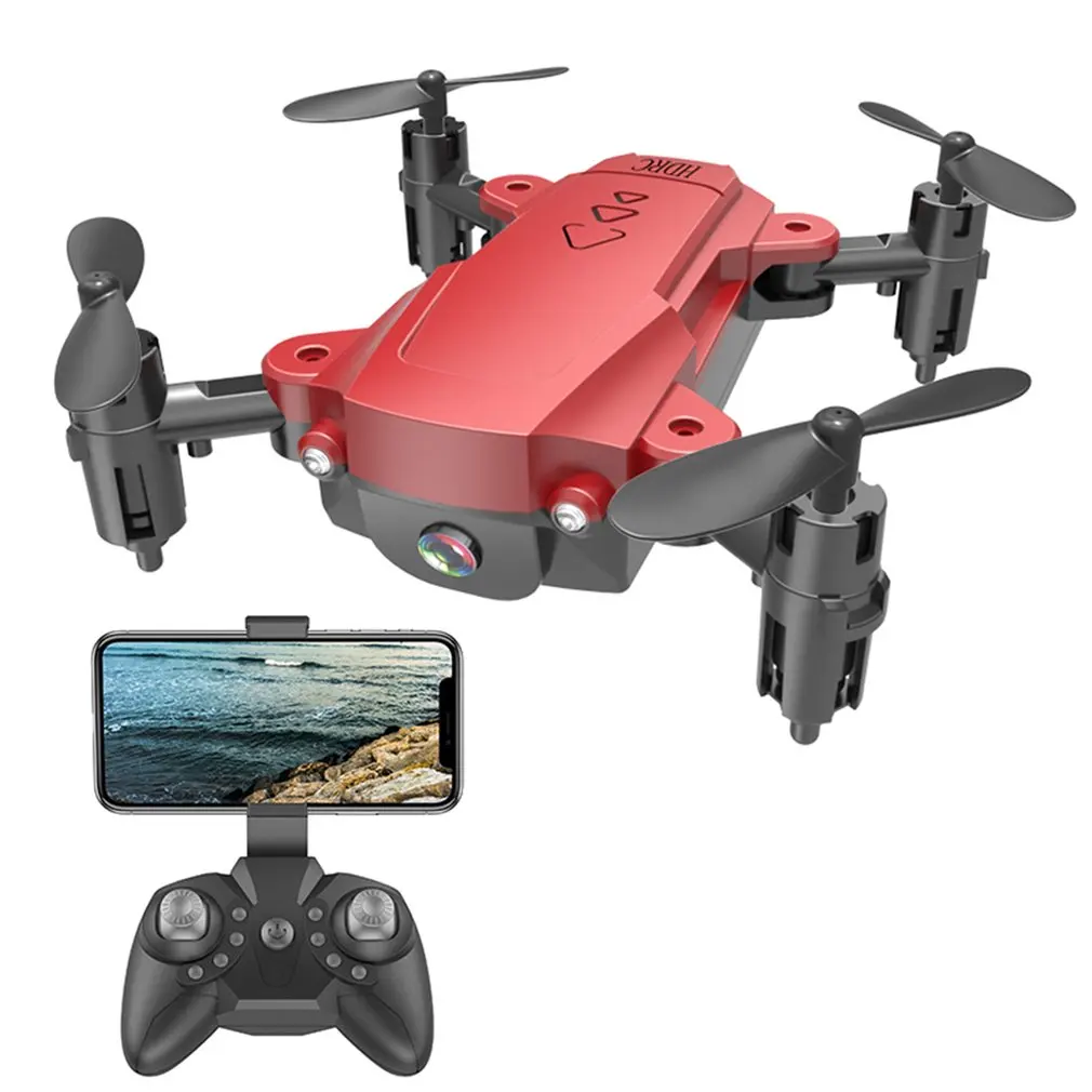 2019H16 складной RC WiFi FPV Дроны с HD камерой RC вертолет самолет высота удержания воздушная видео игрушки для детей
