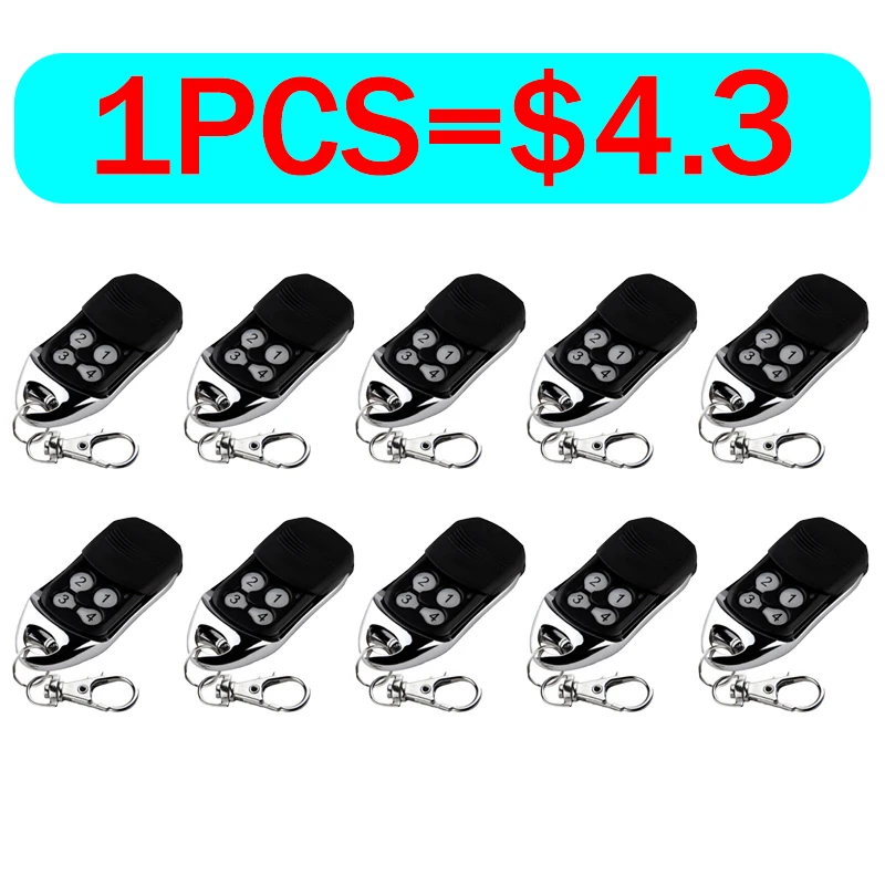 10PCS Suitable for all 433.92MHz rolling code DOORHAN garage door remote control garage door opener scimagic-015DOORHAN
