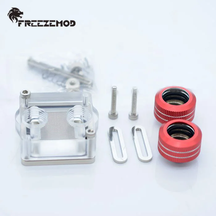 FREEZEMOD прозрачный компьютерный кулер для воды блок охлаждения северного и северного моста. BQ-5285N