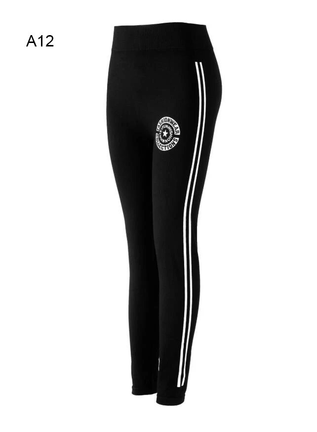 Женские леггинсы, высокие эластичные тонкие леггинсы для фитнеса, женские спортивные штаны, леггинсы для спортзала, спортивные брюки, колготки для тренировок, штаны для бега - Цвет: A12