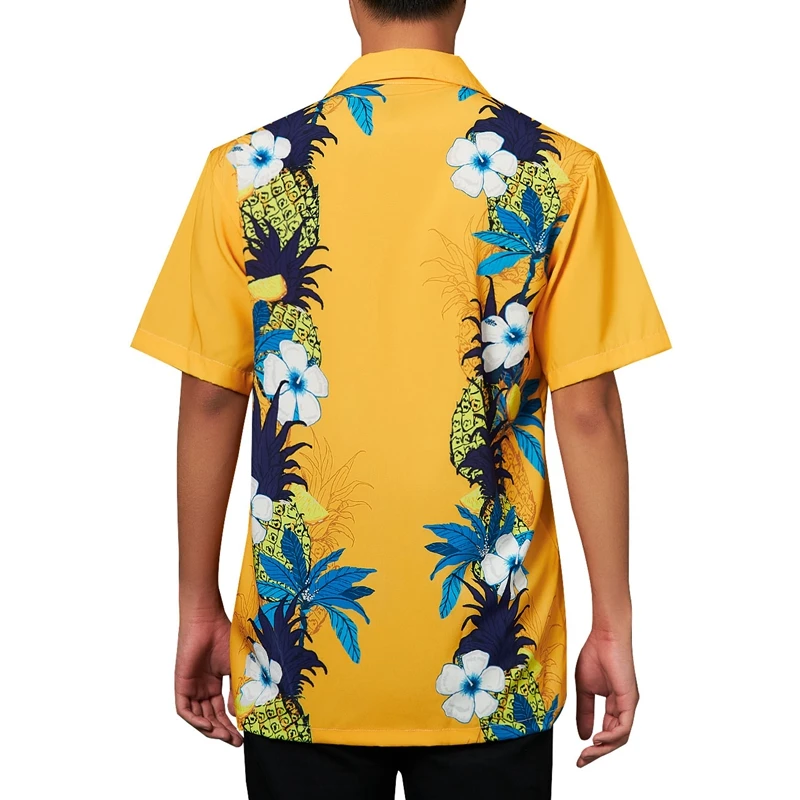 Модная мужская рубашка в Корейском стиле с цветочным принтом, Chemise Homme Longue, тонкие хип-хоп блузки, мужские повседневные рубашки с коротким рукавом