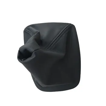 

Car Shift Gear Stick Manual Shift Knob Boot Black Leather Boot with frame For BMW 3 Series E46 M3 Car Styling
