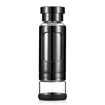 

430 Ml Glass Water Bottle with Tea Infuser Water Tea Bottle Heat-Resistant