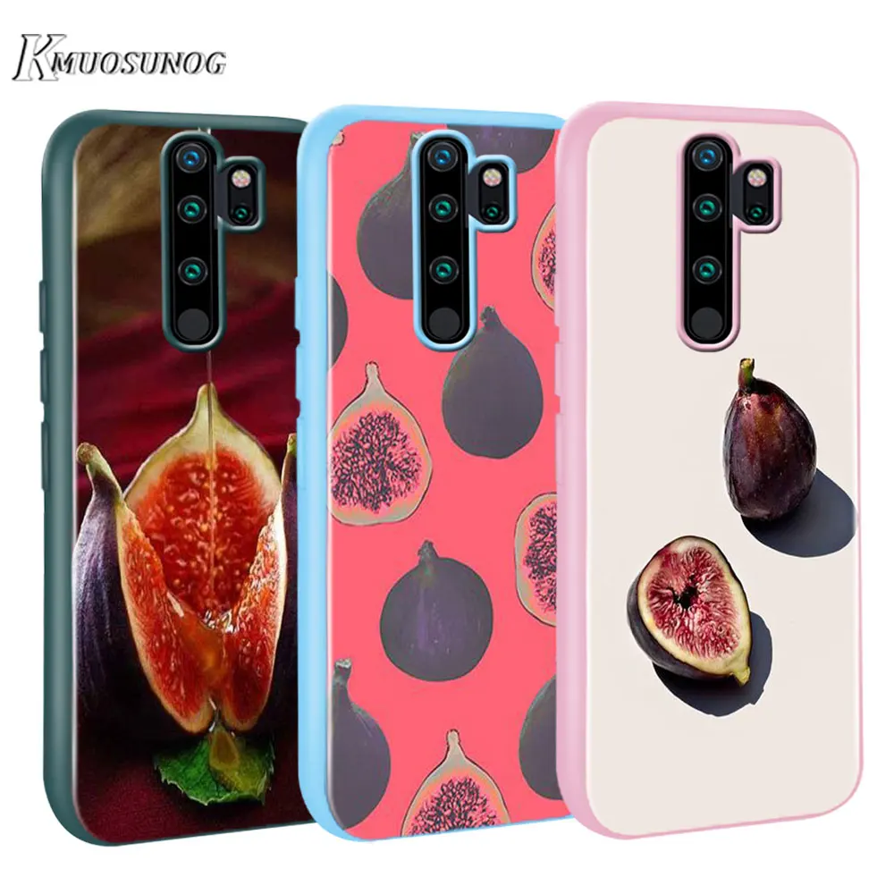 

for Xiaomi Redmi Note 8T 8 7 6 Pro Baseus Candy Color Cover Cute Avocado Fig for Redmi Note 5 Pro 5A 4 4X Case