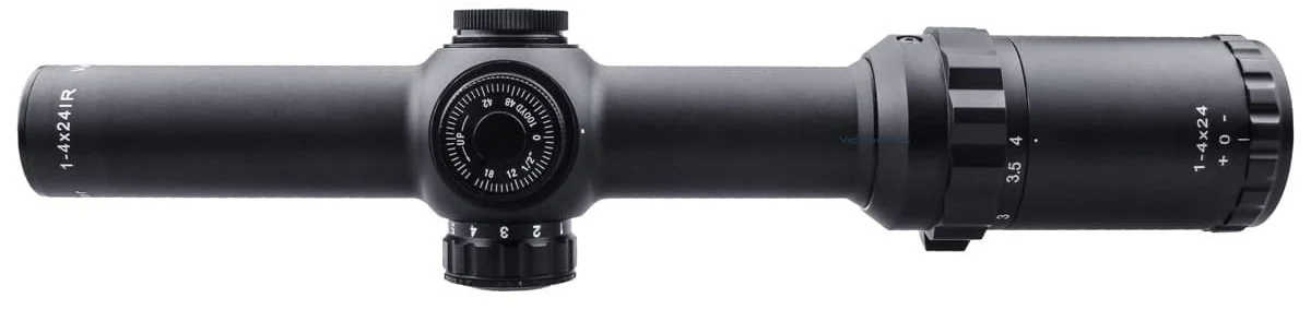 Vector Optics Arbiter 1-4x24 Hunting Riflescope Telescope Rifle Scope Center Red Dot Illumination w/ Mounts Tested.3006 AR15 AK
