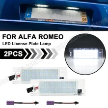 2X LED luci targa lampada per Alfa Romeo 147 156 159 166 Giulietta Mito GT Spider MiTo Fiat Multipla Grande Punto