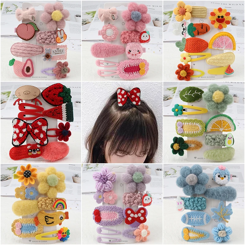 Новые детские аксессуары для волос заколка повязка на голову плюшевая милый