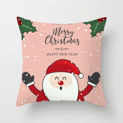 DRD207-36 ZENGIA Xmas чехол для подушки Merry Christmas santa claus ёлки домашний декоративный чехол на подушки скандинавские подарки Совы Almofadas cojines - Цвет: DRD207-36