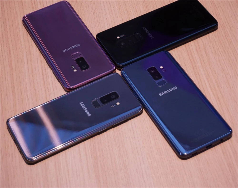 Мобильный телефон samsung Galaxy S9+ S9 Plus G9650, 64 ГБ, две sim-карты, Восьмиядерный процессор Snapdragon 845, 6,2 дюймов, двойной 12 МП ram, 6 ГБ rom, NFC