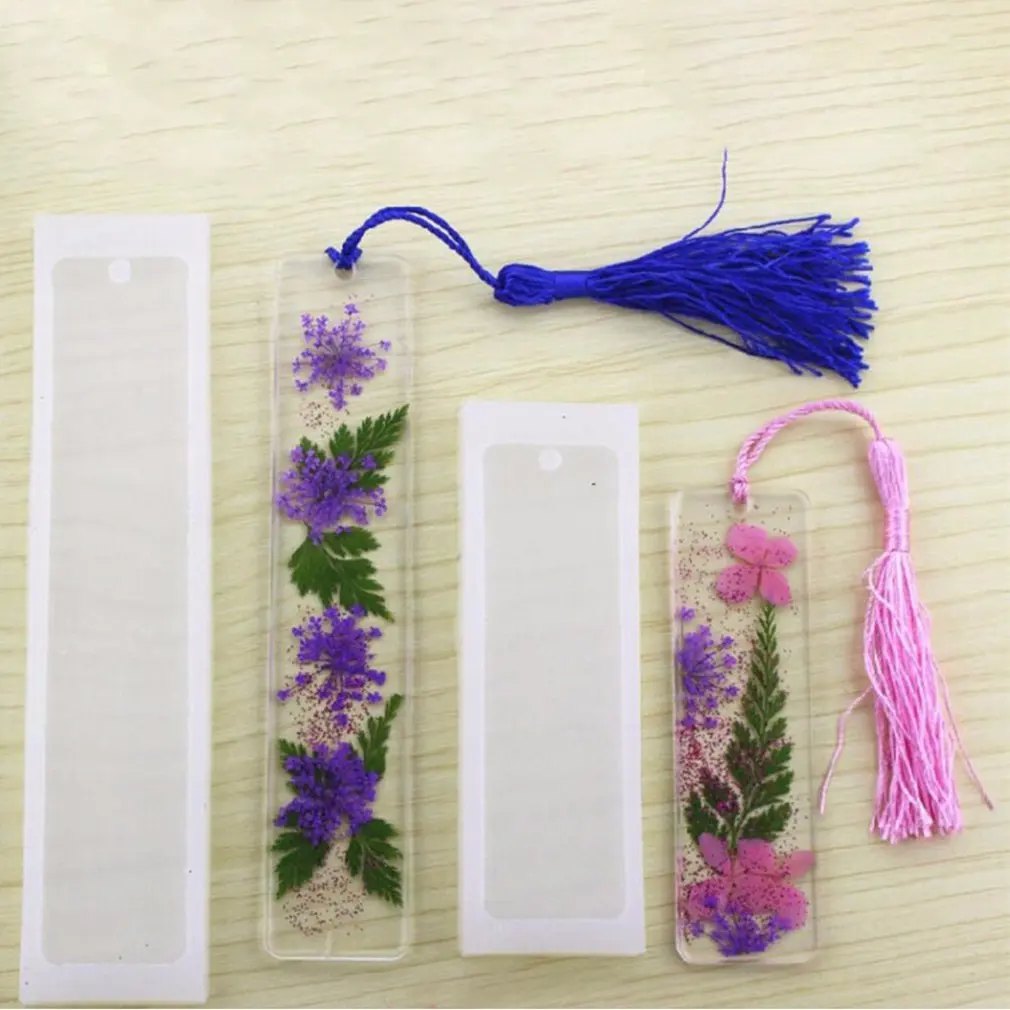 For Facemile Bookmark Silicone Size Mold White Silicone Mold Cake Pendant Jewelry Mould Epoxy Abrasives Pendant