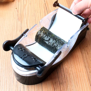 크리에이티브 스시 쌀 노리 도구 롤러 박제 가페 양배추 야채 고기 롤링 도구 사용하기 쉬운 초밥 만드는 기계 LA409