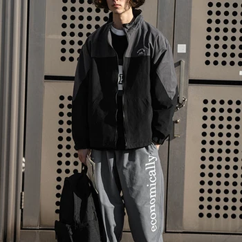 

Spring new Japanese retro sports jacket male tide student casual tooling jacket male wild shirt