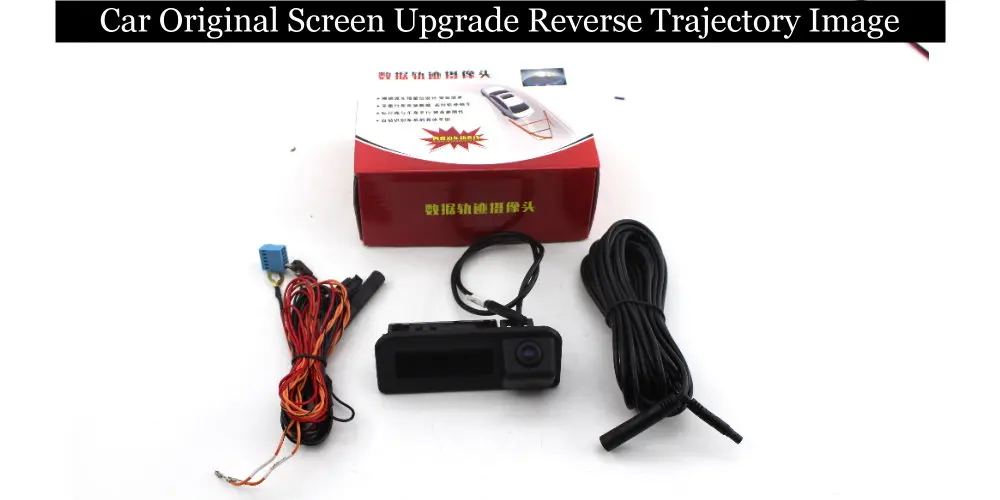 Liislee Parking Rear Camera For Audi Q5 Q5L 2018~2020 Car Original Screen Upgrade Reverse Dynamic Trajectory Image Trunk Handle 11