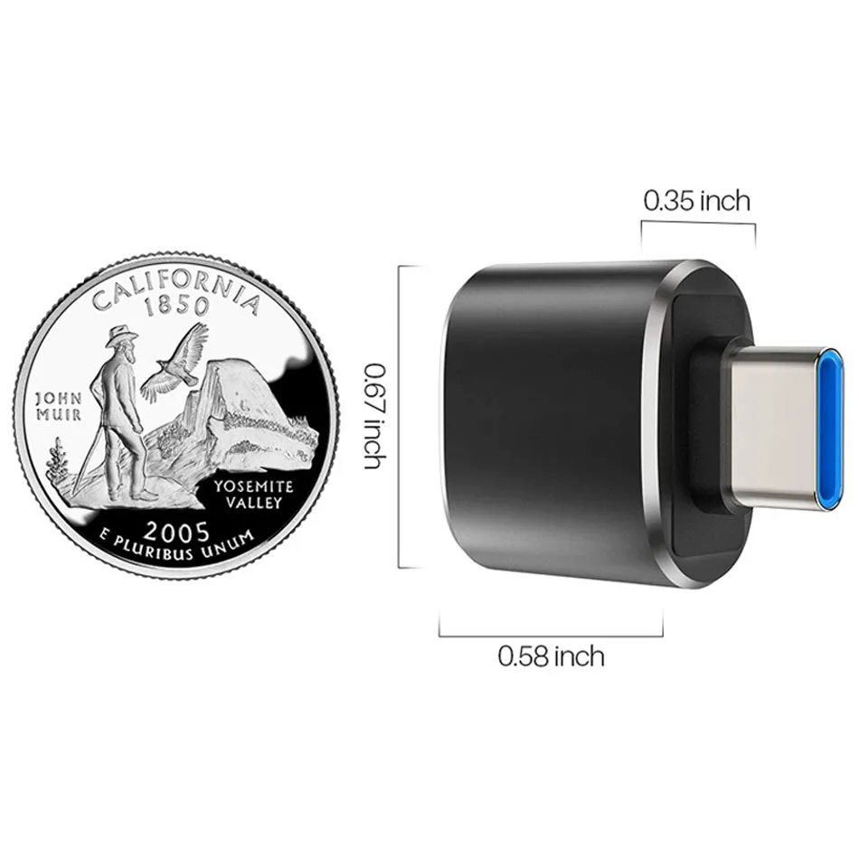 OTG usb type C адаптер USB для type-c конвертер данных USB C OTG адаптер для samsung S9 S8 S10 Plus Xiaomi samsung USBC зарядка Кабо