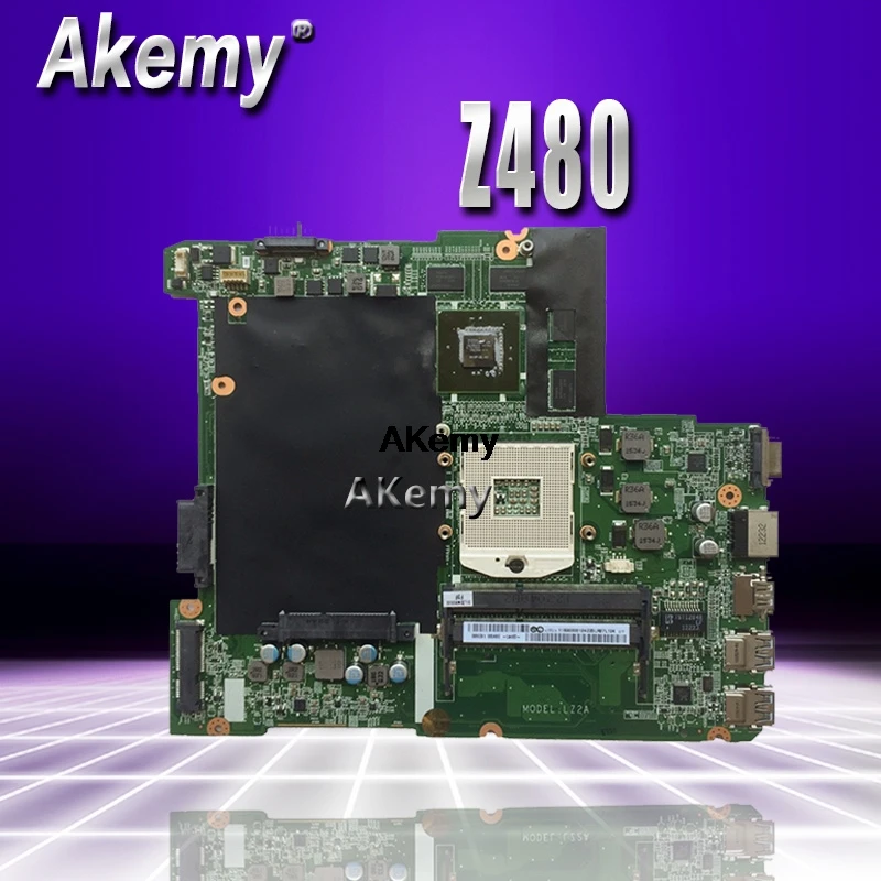 

High Quality Motherboard For Lenovo Z480 Laptop Motherboard DALAZ2AMB8F0 Non-Integrated DDR3 100% Tested