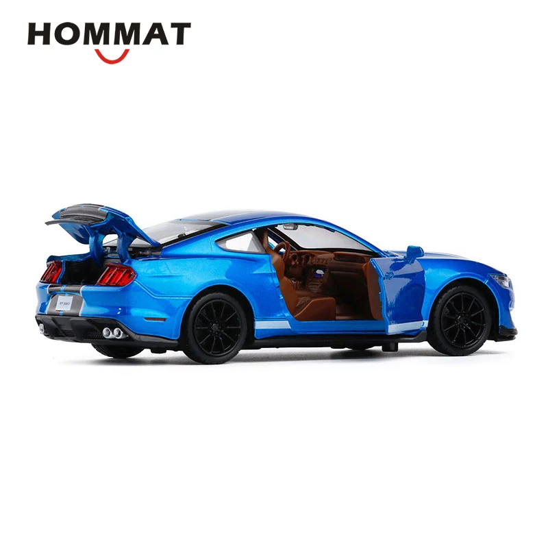 HOMMAT 1:32 Масштаб Ford Mustang Shelby GT350 Игрушечная модель автомобиля Diecasts& игрушечные транспортные средства сплав металлическая модель автомобиля подарки игрушки для детей