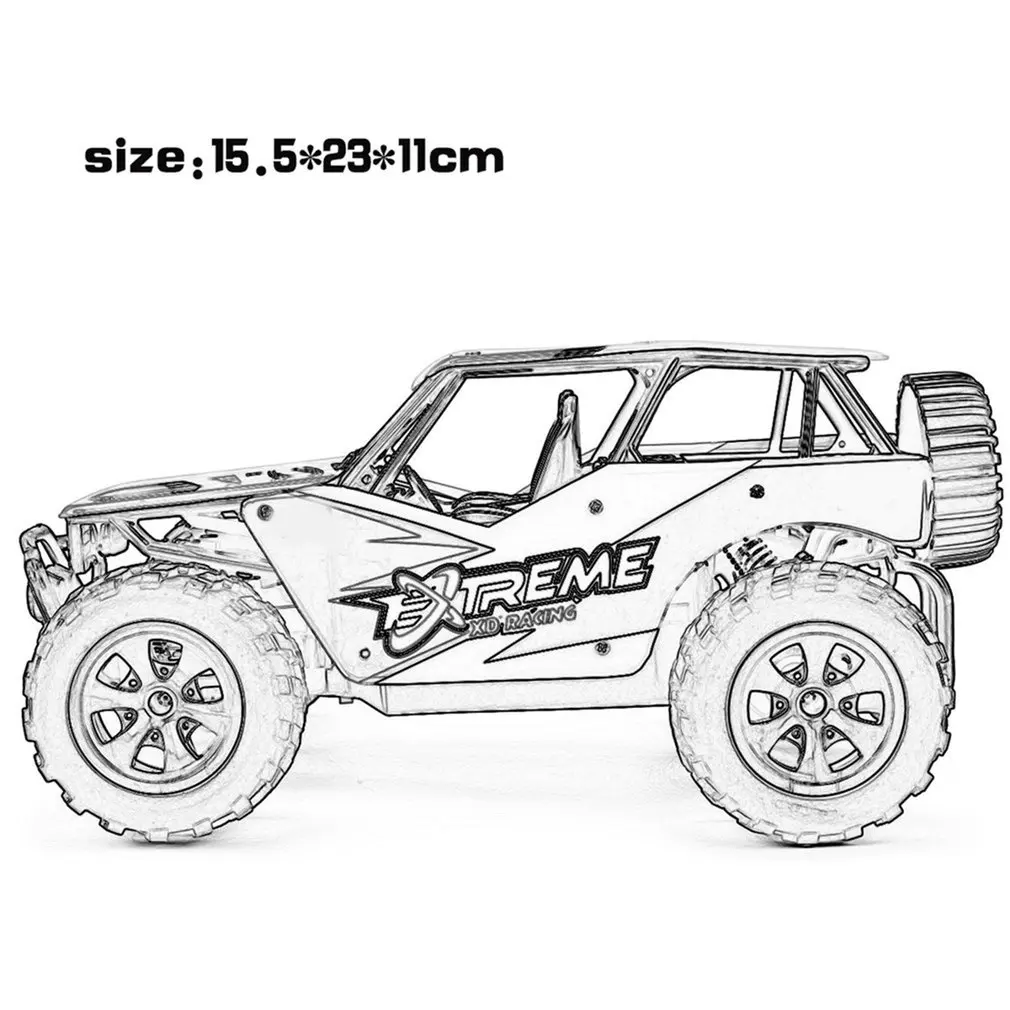 1:18 RC Big Foot Car 2,4G пульт дистанционного управления внедорожный гусеничный автомобиль модель грузовик RTR игрушка для детей подарок 8212B