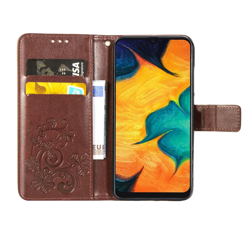 Кожаный чехол для samsung Galaxy A10 A10s A20e A20s A30s A40 A50 A70 A80 J2 Core J3 J5 J7 J1 J6 J4 Plus флип-чехол