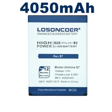 LOSONCOER S7 4050 мАч Высококачественный аккумулятор для телефона Ulefone S7 MTK6580 5,0 дюйма батареи