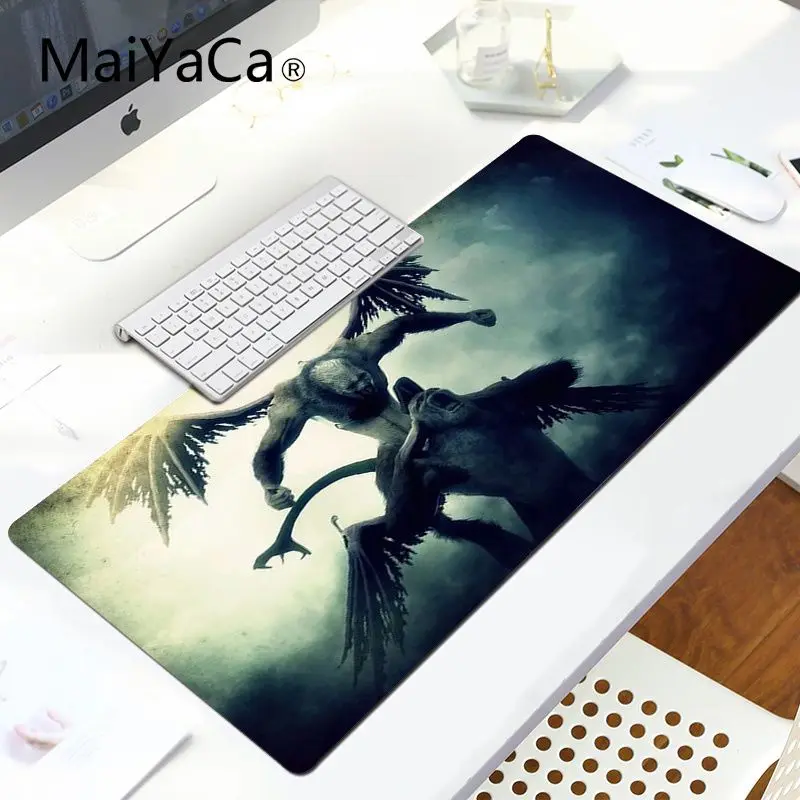 LockEdge 30x80cm MaiYaCa Evil Fantasy офисные мыши геймер силиконовый коврик для мыши Удобная мышка коврик игровая защелка для мыши игровой коврик для мыши - Цвет: LockEdge 30x80cm