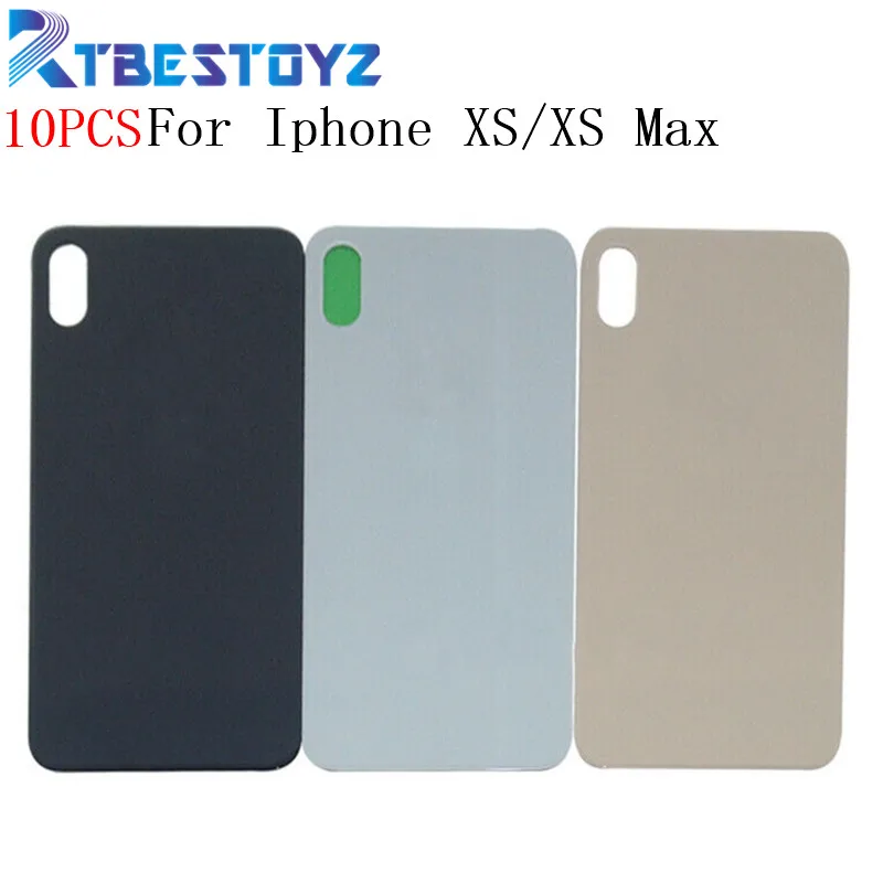 10 шт./партия для iPhone XS аккумулятор Max крышка Задняя стеклянная крышка Корпус задняя дверь для Iphone XS
