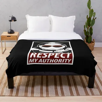 

Respect My Authority South Park Cartman Throw Blanket Soft Sherpa Blanket Bed Sheet Single Knee Blanket Office Nap Blanket