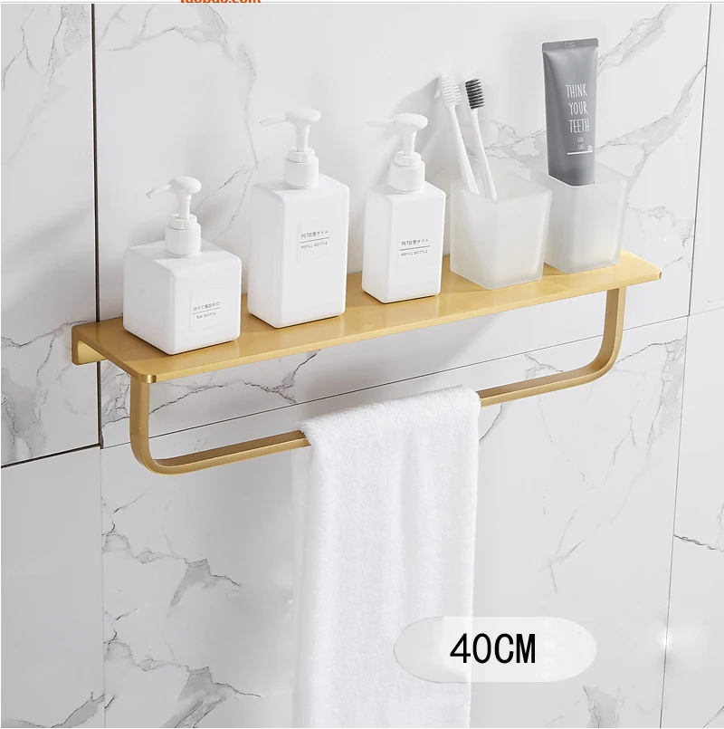 tooth brush shelf Набор аксессуаров для ванной комнаты, матовый золотой держатель для полотенец, держатель для бумаги, держатель для полотенец, угловая полка, держатель для туалетной щетки, крючки, аксессуары для ванной комнаты - Цвет: tooth brush shelf