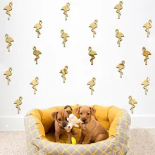 Горячая Распродажа, украшение для детской комнаты, наклейки на стену, экологически чистые, северные, европейские, стиль фламинго, кран, наклейка на зеркало