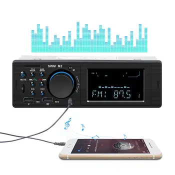 

Car Stereo MP3 Music Player FM Music Radio Bluetooth 4.0 TF AUX Dual USB Charging for iOS/ Android Head Unit For Car Accessories