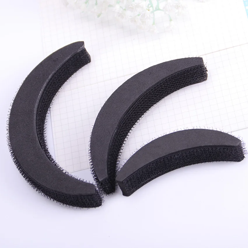 

Women Girl Charming Fashion Hair Style Disk increaser Clipping Stick Bun Maker Braid Tool Hair Accessories 3PCS/Set