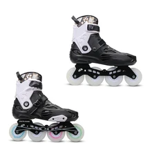 YF YOUFU скейт обувь оригинальные роликовые коньки профессиональные взрослые светящиеся колеса для взрослых роликовые коньки