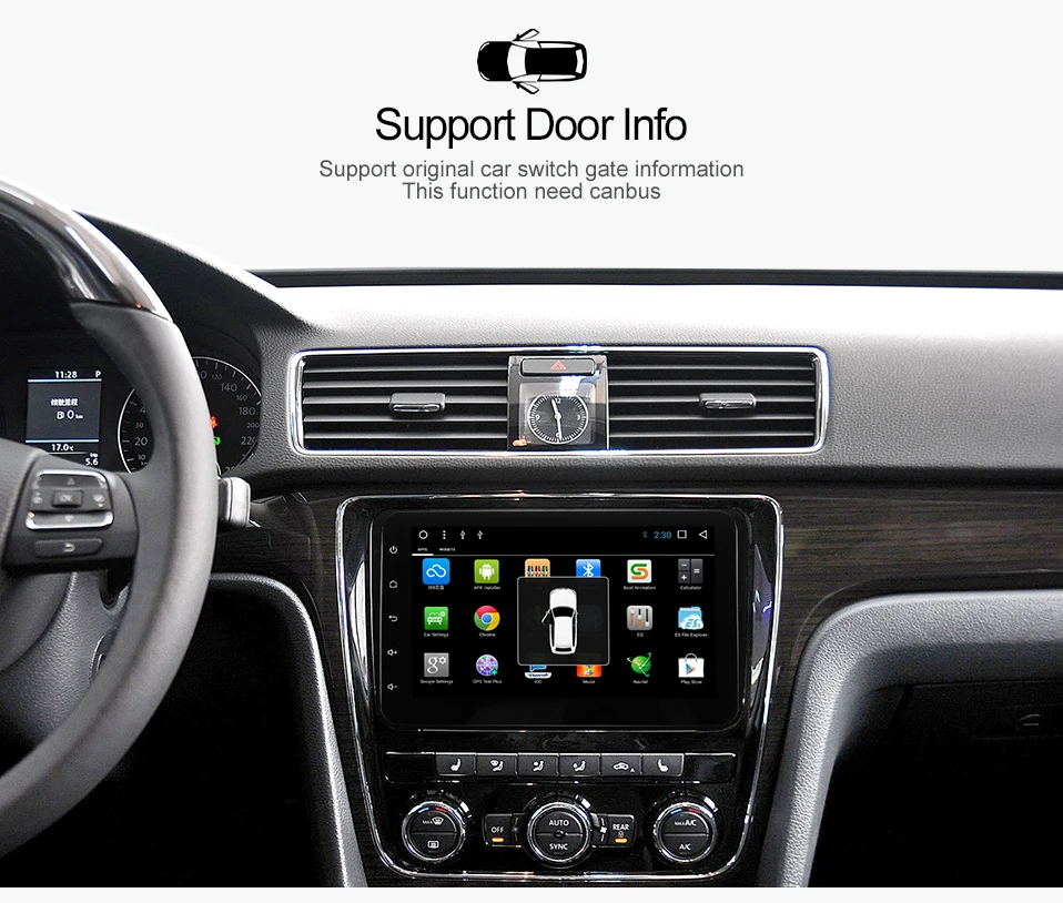 Best EU/RU Warehouse CDZ8060 2G android 9.0 car dvd player for VW polo golf passat tiguan skoda yeti superb rapid for skoda gps navi 13