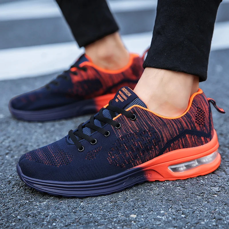 Damyuan Men's Casual Shoes 2020 Hot Selling Breathable Comfortable Running Shoes Outdoor Non-slip Air Cushion Men's Sneakers