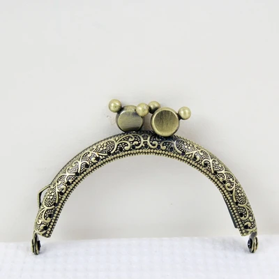 5 Piece Size 8.5 Cm Small Mini Sewing Coin Purse Frame Handle Handbag Accessories Wholesale Metal Purse Frame Bag Obag Handles - Цвет: 8.5.CM