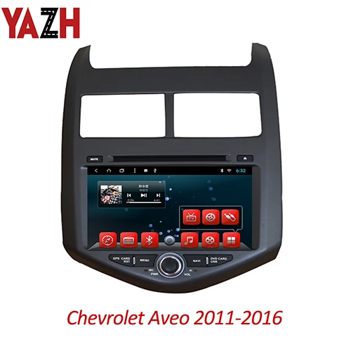 YAZH Android 9,0 dvd-плеер автомобиля для Sonic/Aveo/Holden Barina 2011 2012 2013 центральный мультимедийный Радио Видео Navi - Цвет: 9.0 RAM 2GB ROM 32GB