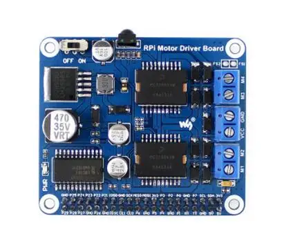 

Supply MC33886 Raspberry Pi Motor Drive Board infrared Stepper Motor Module for Intelligent Car