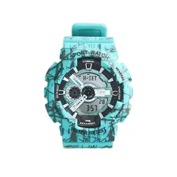 Ins электронные часы модные мужские многофункциональные водонепроницаемые часы для бега спортивные цифровые часы женские подарки для