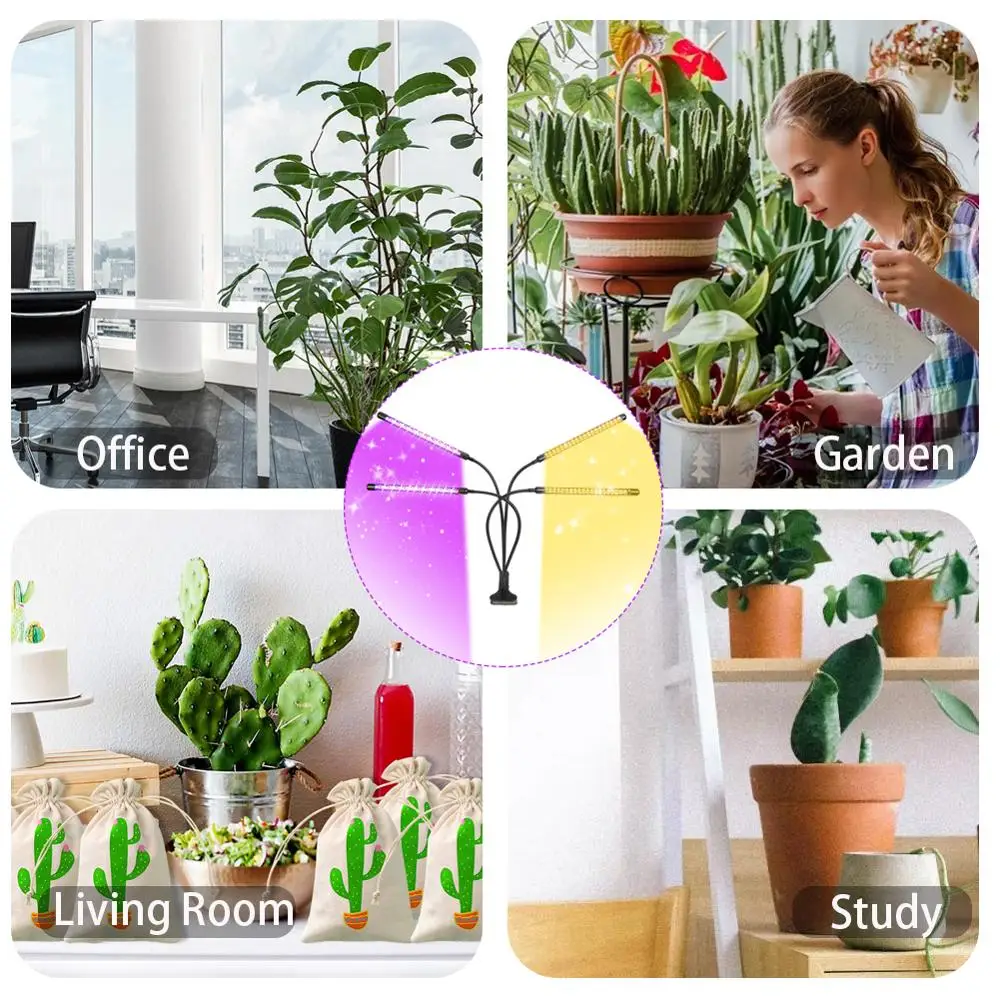 LED Grow Light USB Phyto Lamp 60W 85W Led Full Spectrum Plant Light Indoor Hydroponic Systems Plants Seedlings Flower Grow Box