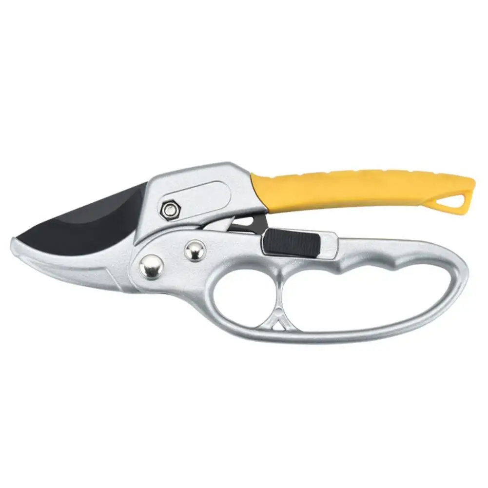 Hand Pruner For Gardening Sharp SK5 Blades Garden Ratcheting Pruning Shears Professional Bypass 11 In Heavy Duty Durable Scissor