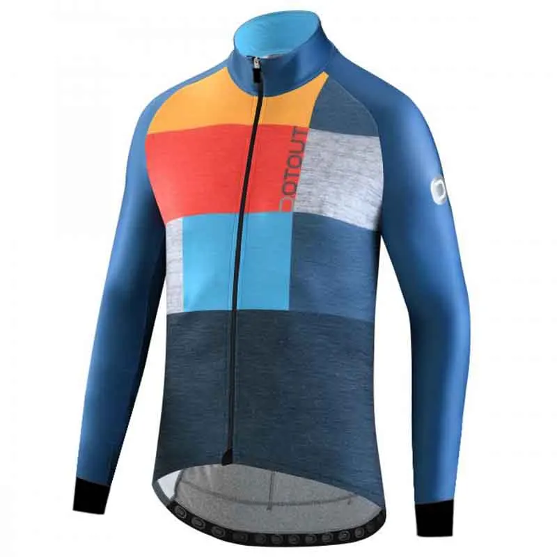 

DOTOUTING cycling jersey 2019 winter long sleeve jerseys thermal fleece jersey hombre invierno go pro maillot invierno ciclismo