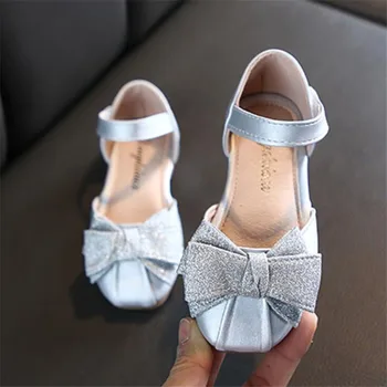 

2020 Fashion New Children Shoes Sandals Baby Non-slip Leather Shoes Princess Shoes Summer Bow Sandals Baby Girls Student Shoes