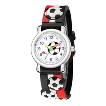

Colorful Sports Quartz Watch Lightweight Cartoon Football Watch for Kids