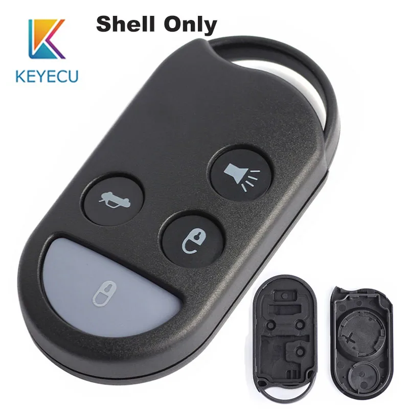 

KEYECU Replacement Remote Smart Car Key Shell Case Housing 4 Button for Nissan Maxima A32 Car Key Shell