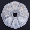8 sizes mix gaskets 400/800/1600 pcs Metal gasket nylon Wear-resisting gaskets repair kit Hairdressing Scissor Accessory PJ-0010 1