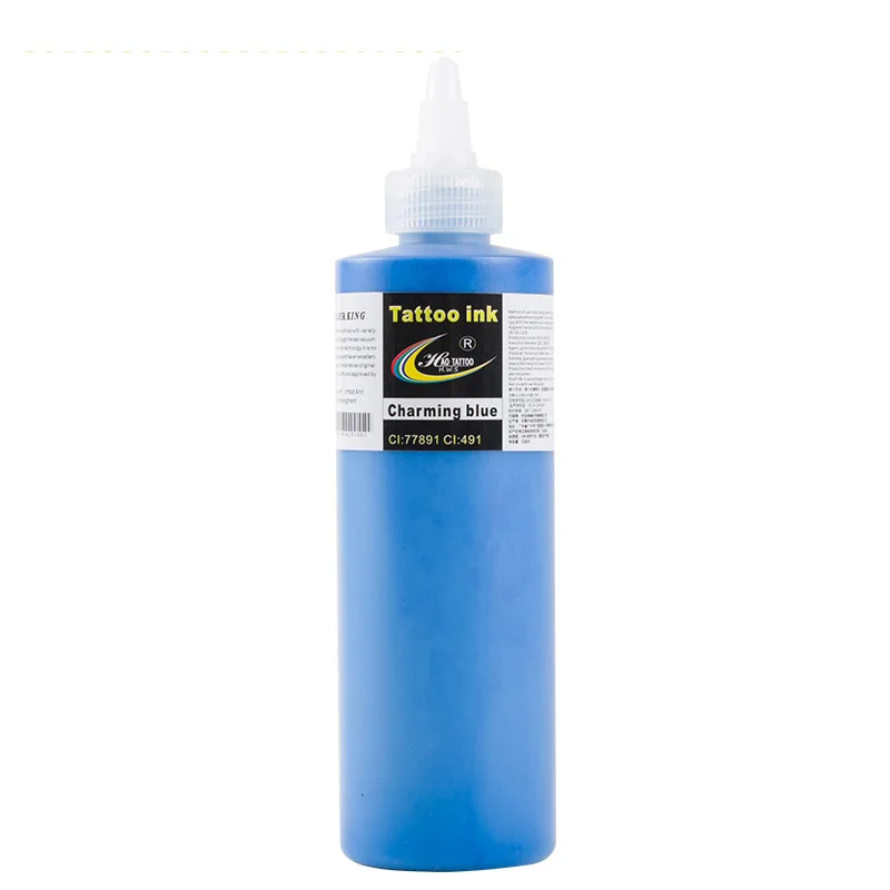 1 Bottle Natural Plant Tattoo Ink 250ML/ 12oz Tattoo Pigment kit Paint Color Inks Body Art 330g Supply
