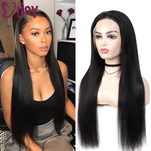 IJOY Straight Lace Frontal Wig 30 Inch Human Hair Wigs For Black Women Pre Plucked Brazilian Remy 13x4 Lace Frontal Wigs